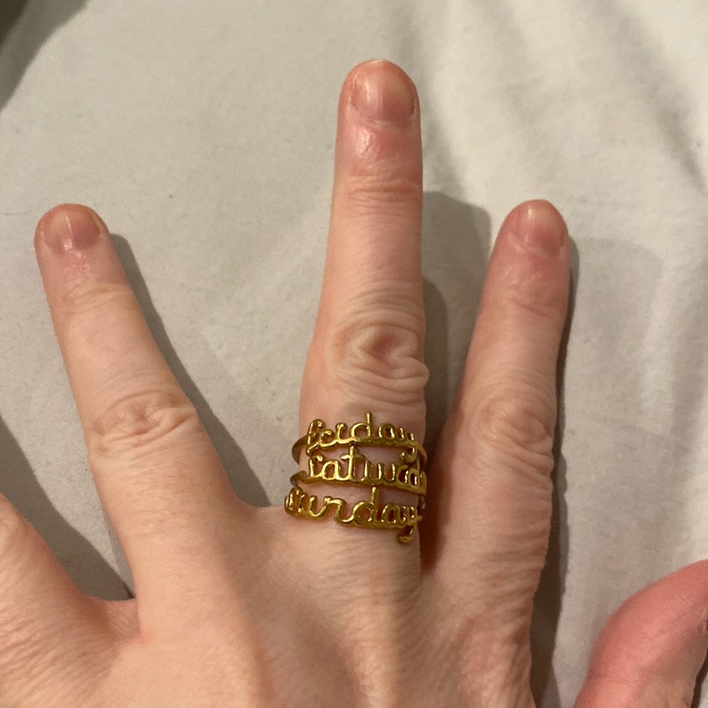 Madewell weekend rings